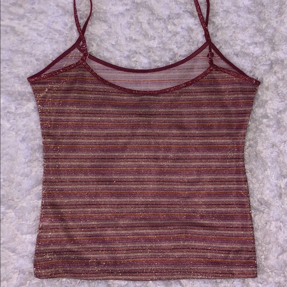 The Limited spaghetti strap crop tank cami - Picture 2 of 5